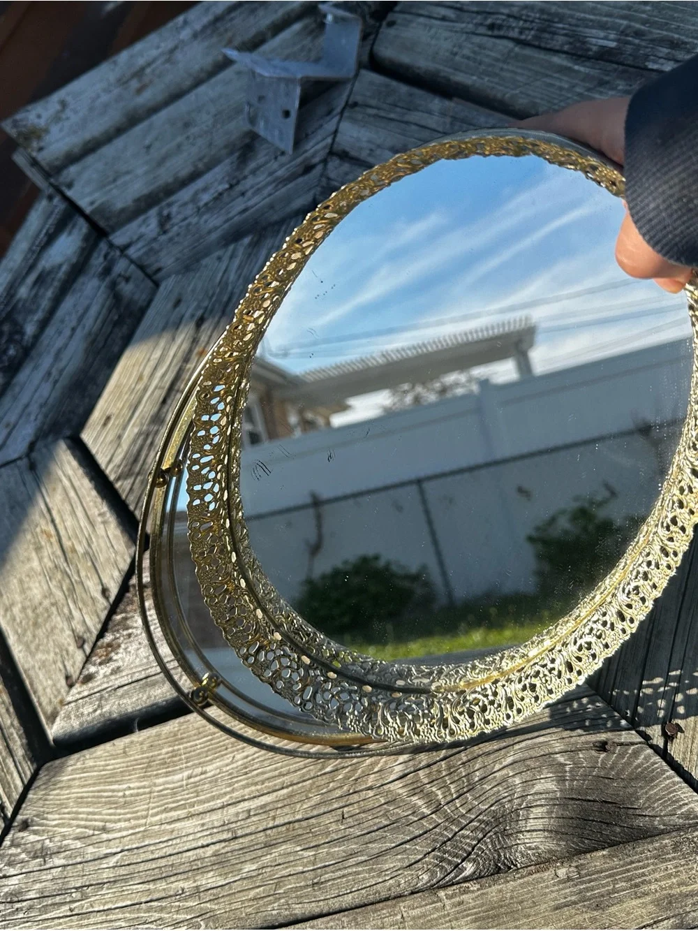 Ornate Gold Decorative Wall Mirror - Elegant Home Accent